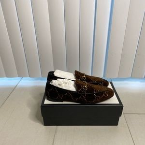 Gucci Men's Interlocking-GG Velvet Loafer